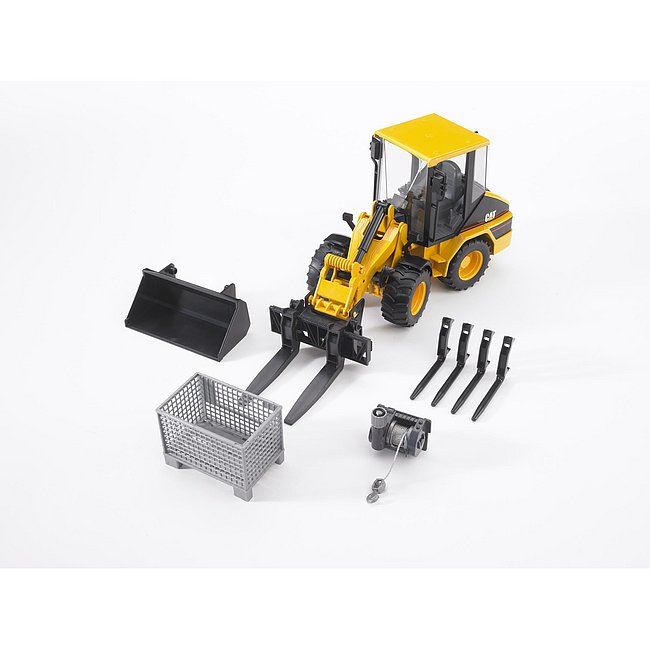 Ne Box-Type Pallet Winch and Forks Bruder #02318 Accessories for Front Loader