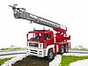 Camion de pompier MAN TGA avec échelle pivotante