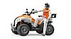 Quad with driver