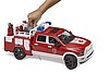 Camión de bomberos RAM 2500  con módulo de luces y sonido