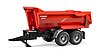 Krampe tandem halfpipe tipping trailer