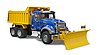 MACK Granite Tip up truck with pow blade and Light & Sound Module (trucks) incl. battery