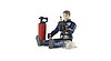 Fireman with accessories