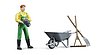 Figure set farmer with accessories