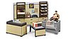 bworld UPS parcel shop with figure