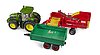 Grimme SE75-30 potatoe digger with 80 imitation potatoes