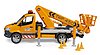 MB Sprinter avec plateforme de travail et module son + lumière