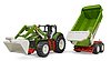 Roadmax tractor with frontloader and rear tipper