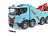 Camión-grúa de rescate y remolque Scania Super 560R con módulo de luces y sonido