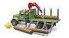 MACK Granite Timber truck with 3 trunks