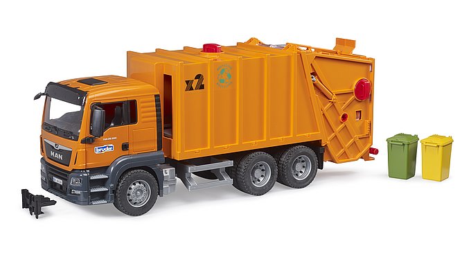 02607 Garbage can set 3 small 1 large