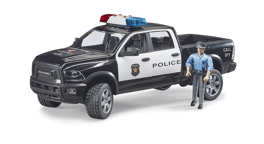 02505 Pickup de police RAM 2500 avec policier