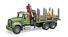 MACK Granite Timber truck with 3 trunks