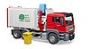 Camión de basura MAN TGS con cargador lateral