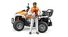 Quad with driver