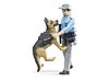 Policier bworld avec chien