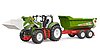 Roadmax tractor with frontloader and rear tipper
