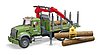 MACK Granite Timber truck with 3 trunks