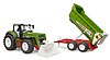 Roadmax tractor with frontloader and rear tipper