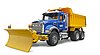 MACK Granite Tip up truck with pow blade and Light & Sound Module (trucks) incl. battery