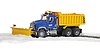MACK Granite Tip up truck with pow blade and Light & Sound Module (trucks) incl. battery