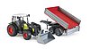 Claas Nectis 267 F with Tipping trailer