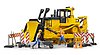 Grand tracteur à chaînes CAT