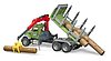 MACK Granite Timber truck with 3 trunks