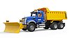 MACK Granite Tip up truck with pow blade and Light & Sound Module (trucks) incl. battery