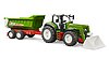 Roadmax tractor with frontloader and rear tipper