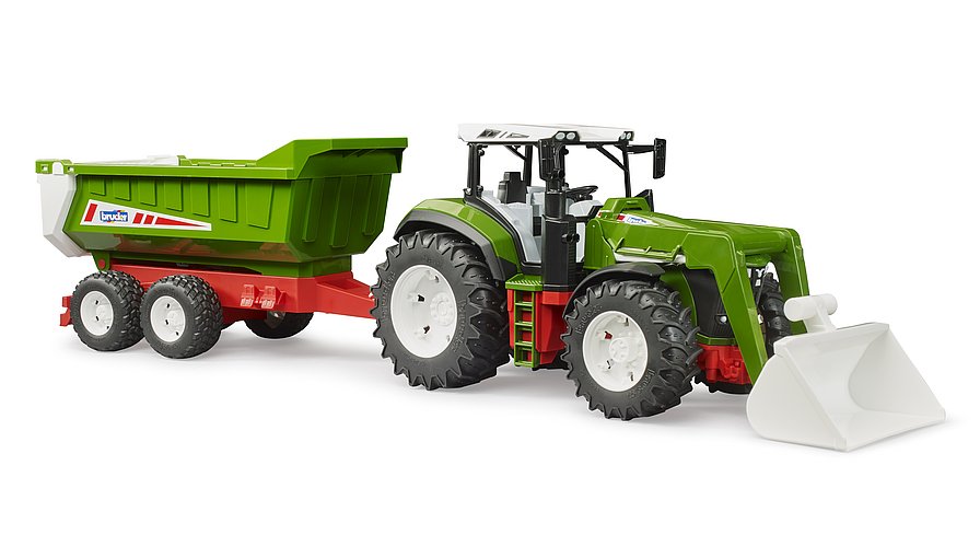 Roadmax tractor with frontloader and rear tipper