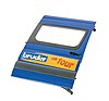 Sliding door blue