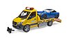 MB Sprinter Sprinter Autotransporter con módulo de luces y sonido y descapotable BRUDER