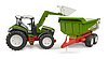 Roadmax tractor with frontloader and rear tipper