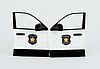 Front doors RAM 2500 Police truck