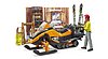 bworld mountain hut with snowmobile