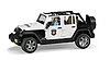 Jeep Wrangler Unlimited Rubicon Police vehicle with policeman and accessories