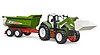 Roadmax tractor with frontloader and rear tipper