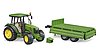 John Deere 5115 M con remolque de carga