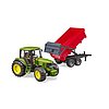 John Deere 6920 with tipping trailer