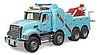 Camión-grúa de rescate y remolque MACK Granite con módulo de luces y sonido
