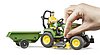 Tracteur tondeuse John Deere bworld
