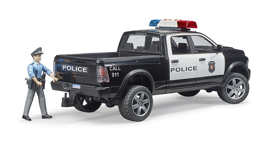 02505 Pickup de police RAM 2500 avec policier
