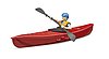 bworld kayak with figure