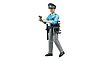 Policeman, light skin, accessories