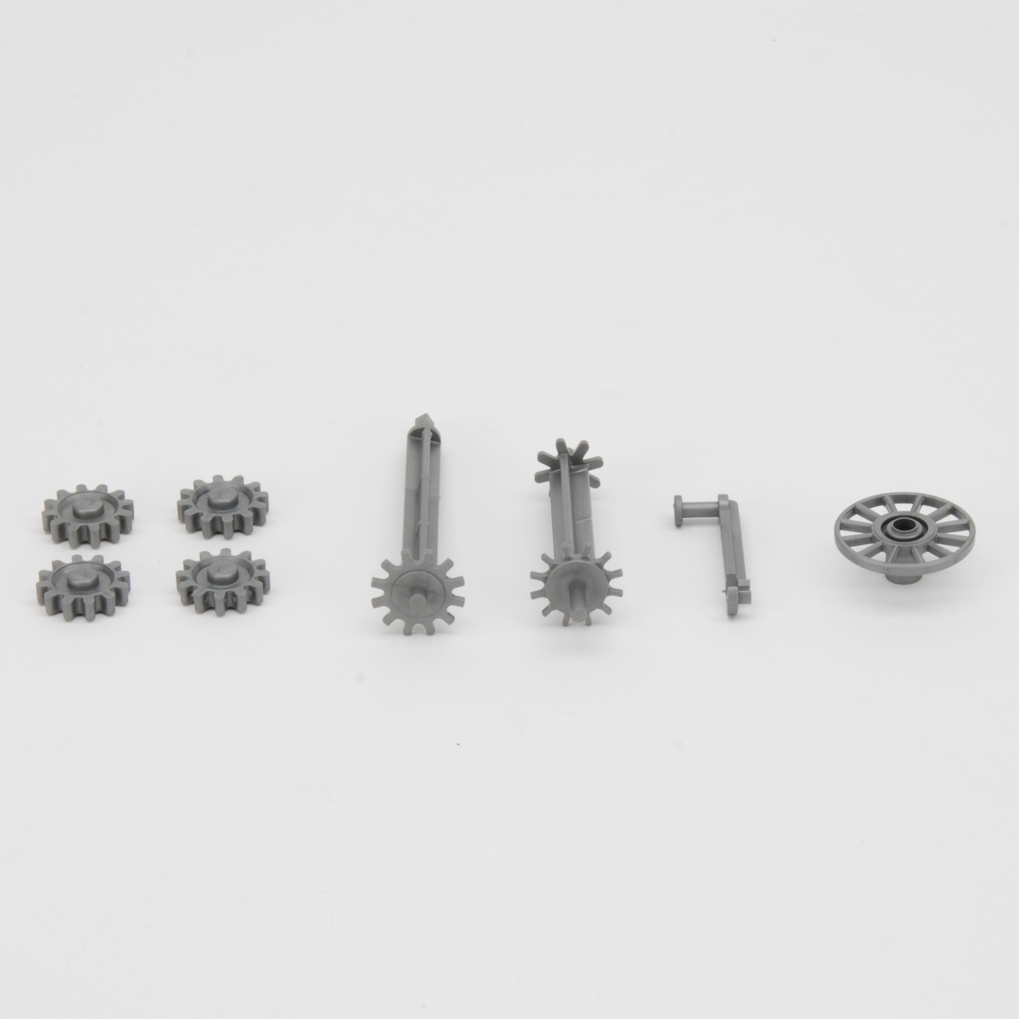 Silver parts for stable dung spreader