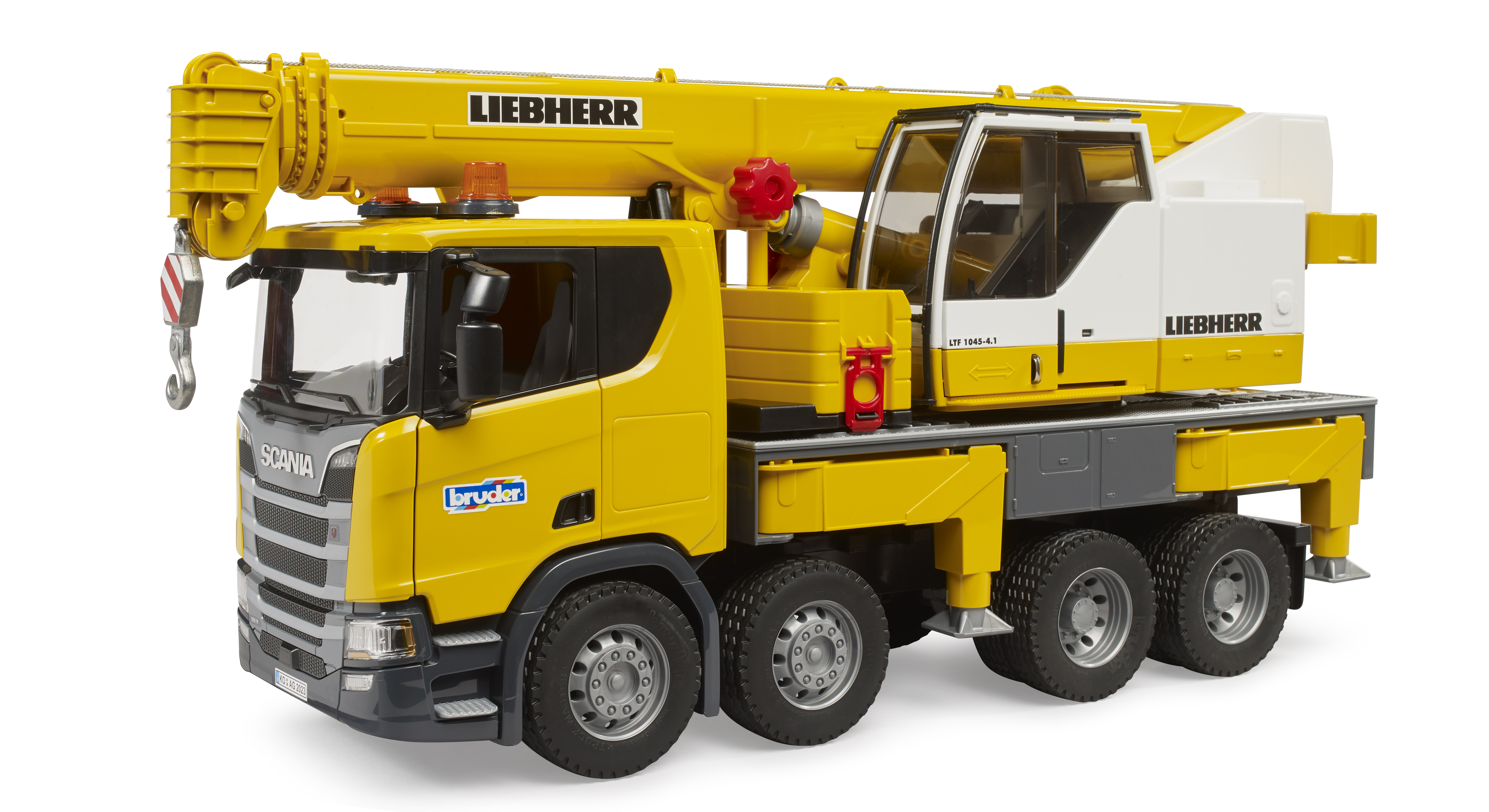 Camion-grue Liebherr Scania Super 560R avec module son et lumière Camion-grue Liebherr Scania Super 560R avec module son et lumière
