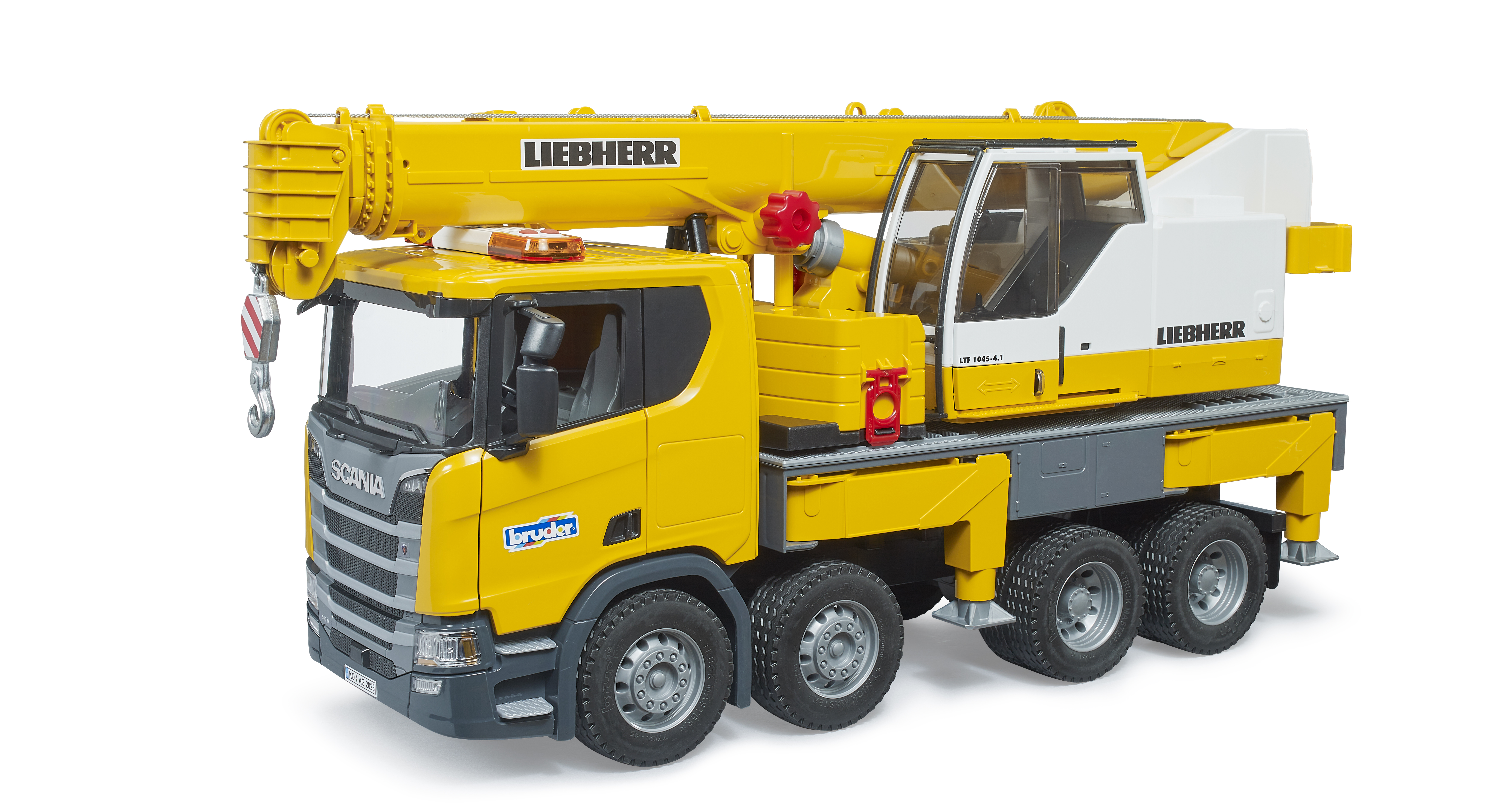 Camión grúa Scania Super 560R Liebherr con módulo de luces y sonido