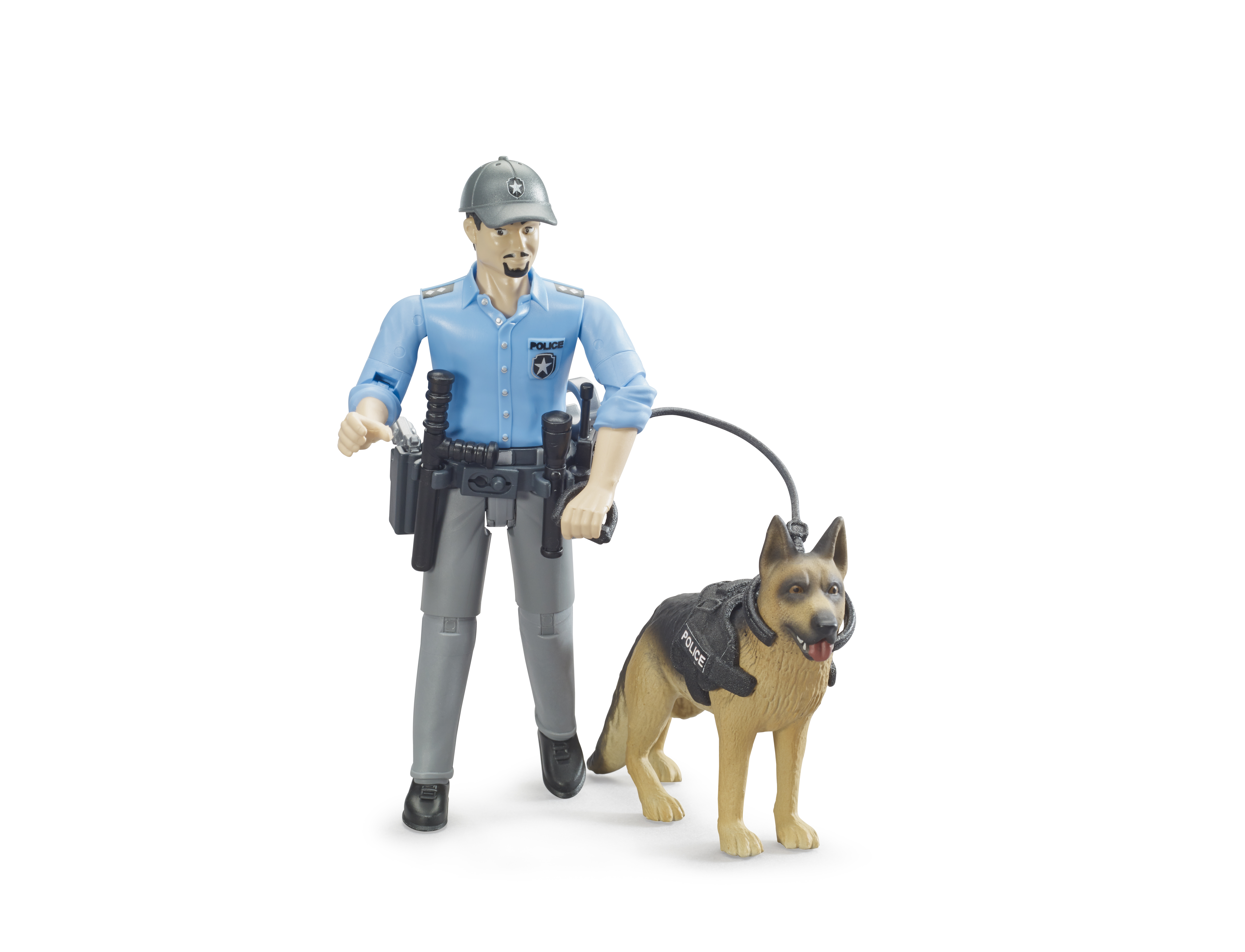 62150 bworld police officer with dog