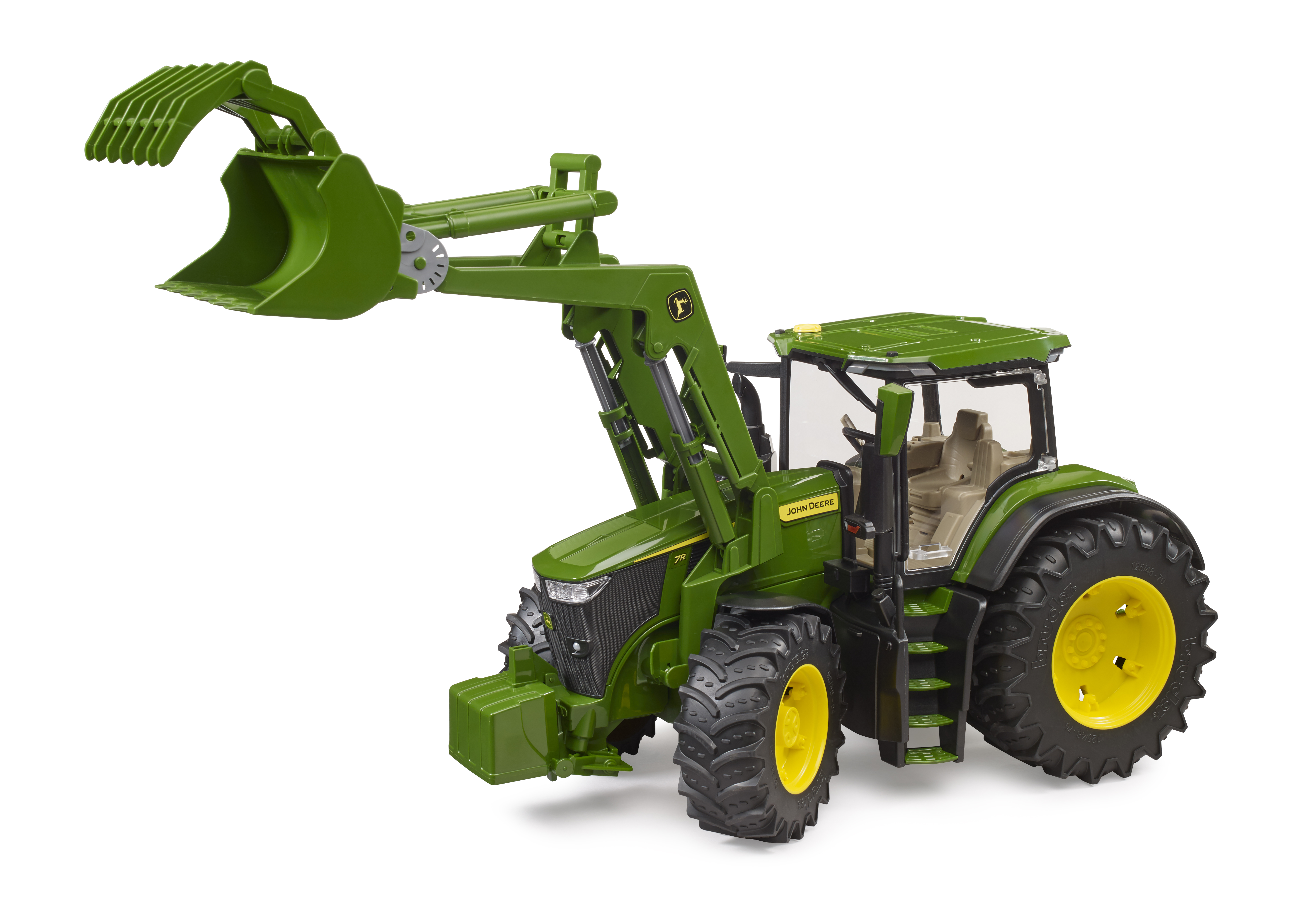 John Deere 7R con pala frontal John Deere 7R con pala frontal